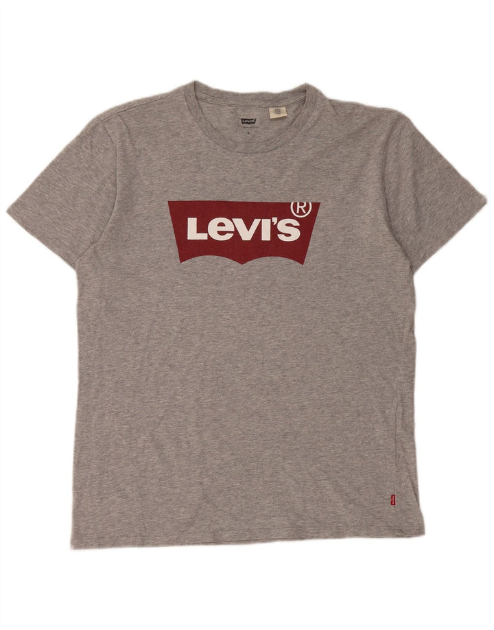 Ανδρικό γραφικό T-Shirt Levi's Top Medium Grey