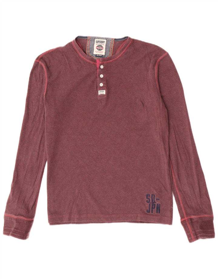 Superdry Ανδρικό μπλουζάκι Slim Fit Μακρυμάνικο μεγάλο βαμβακερό βαμβακερό