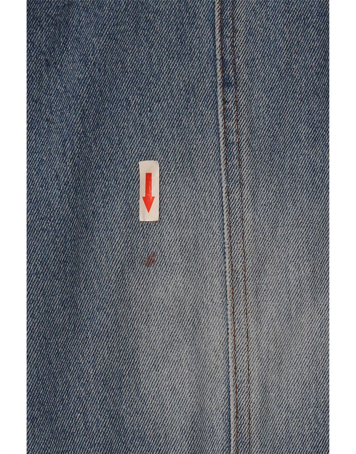 Master Ανδρικό Τζιν Μπουφάν UK 38 Medium Blue Cotton