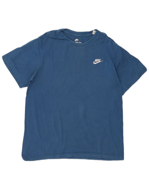 Ανδρικό T-Shirt Nike T-Shirt από μικρό μπλε βαμβακερό