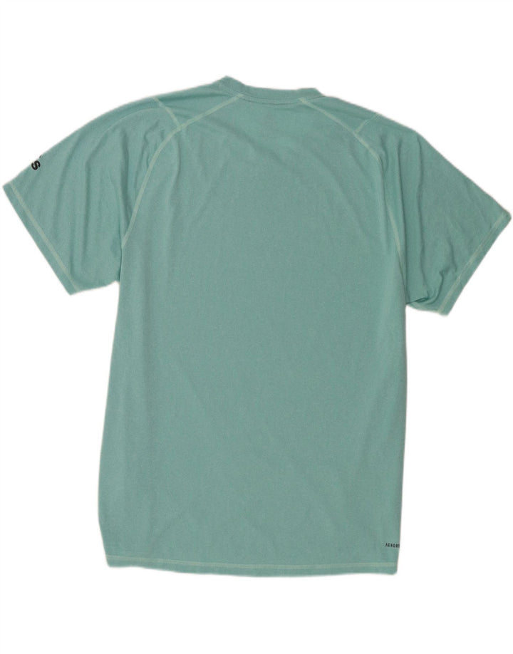 Adidas Ανδρικό T-Shirt Aeroready Top XL Turquoise Polyester