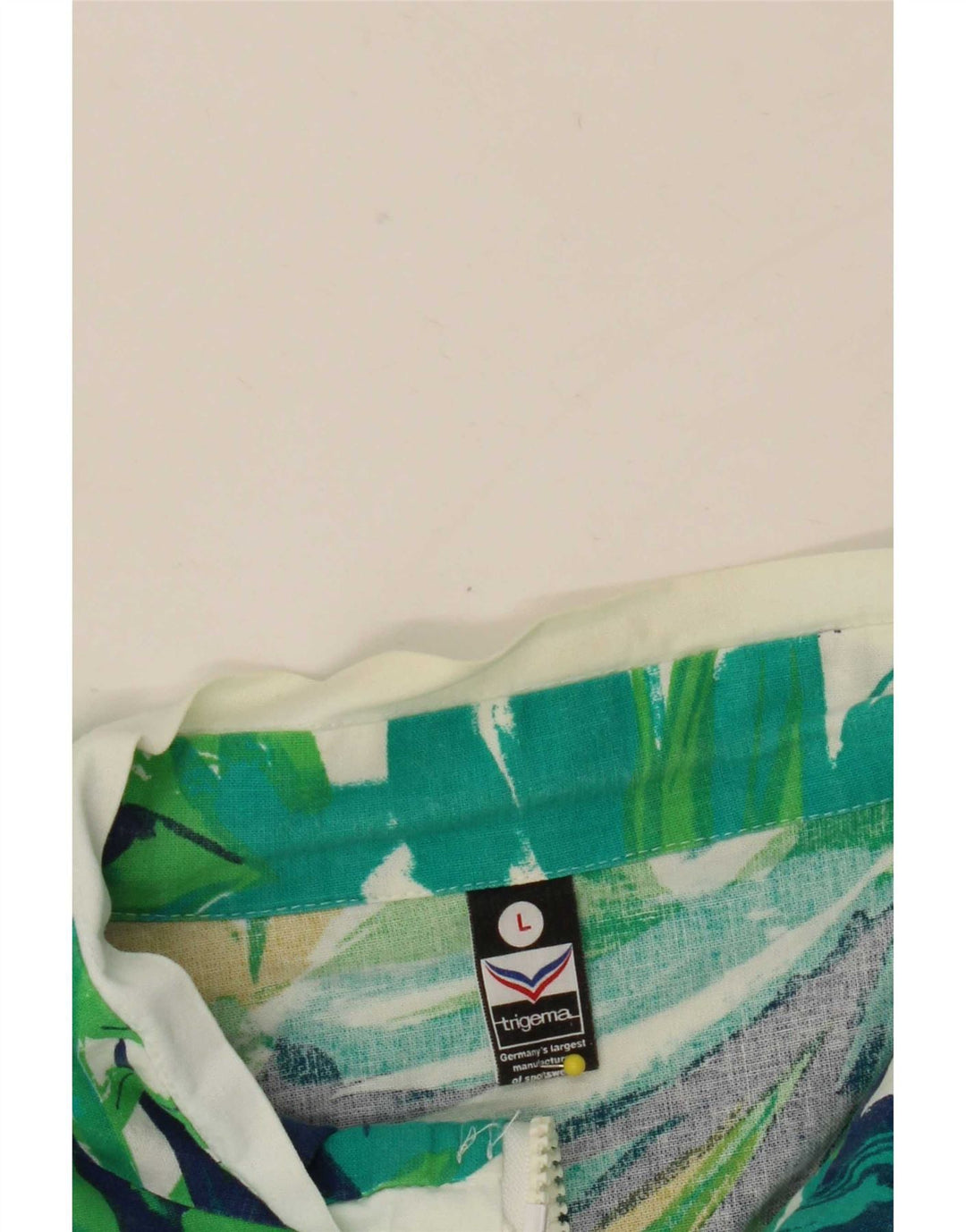 Trigema Γυναικεία φόρμα Oversized Top Jacket UK 16 Large Green Floral