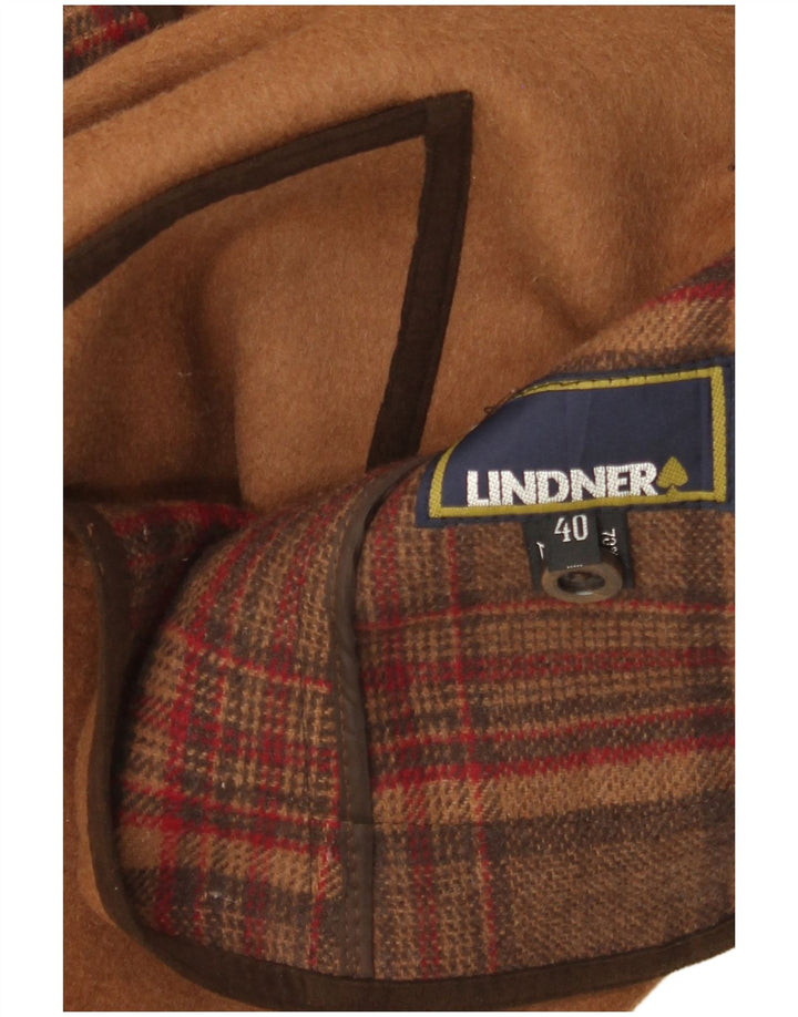 Lindner Γυναικείο Μπουφάν Blazer IT 40 Μικρό Καφέ Μαλλί