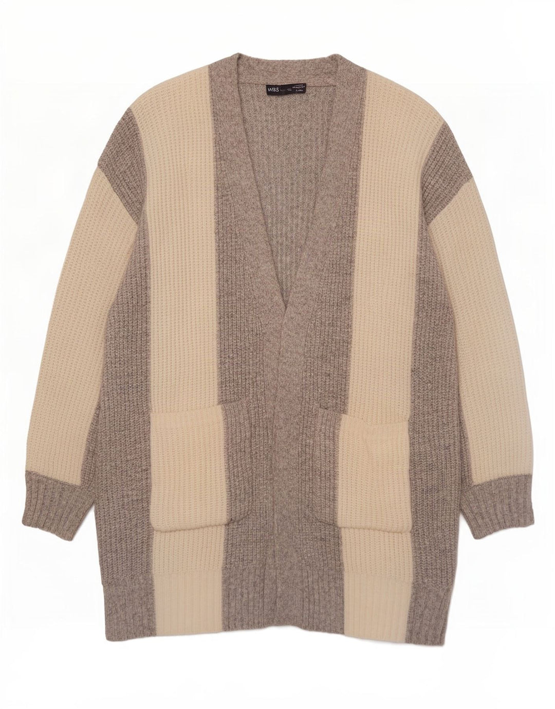 Marks & Spencer Γυναικείο πουλόβερ Longline Cardigan UK 14 Medium Grey