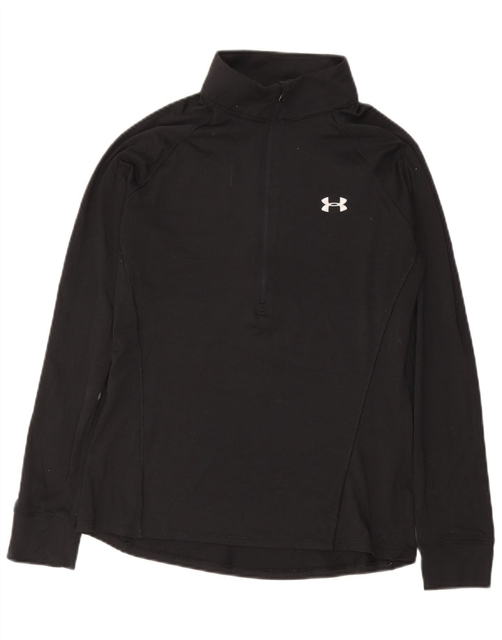 Γυναικεία φόρμα πουλόβερ με φερμουάρ UNDER Armour Top UK 12 Medium Black