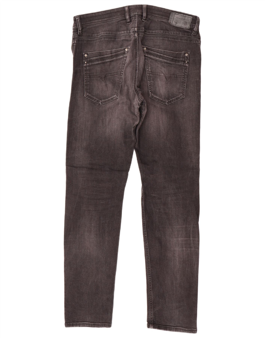 DIESEL Ανδρικό Krayver Regular Carrot Slim Jeans W34 L32 Γκρι βαμβακερό