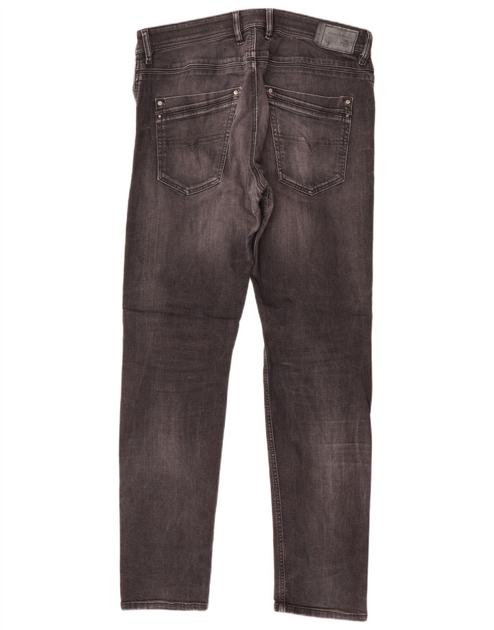 DIESEL Ανδρικό Krayver Regular Carrot Slim Jeans W34 L32 Γκρι βαμβακερό
