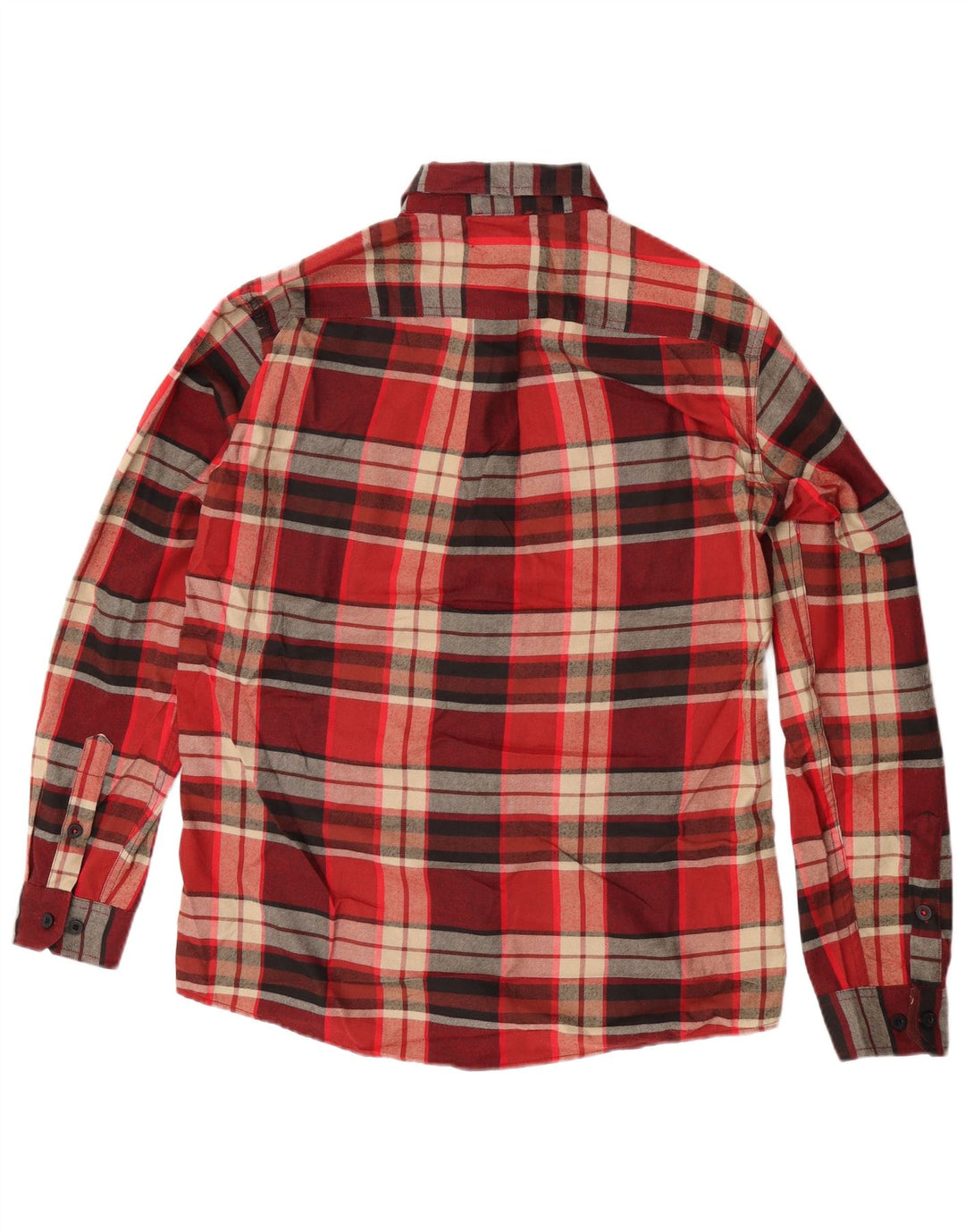Ανδρικό πουκάμισο Eddie Bauer με καρό κλασική φόρμα, μεσαίο κόκκινο καρό
