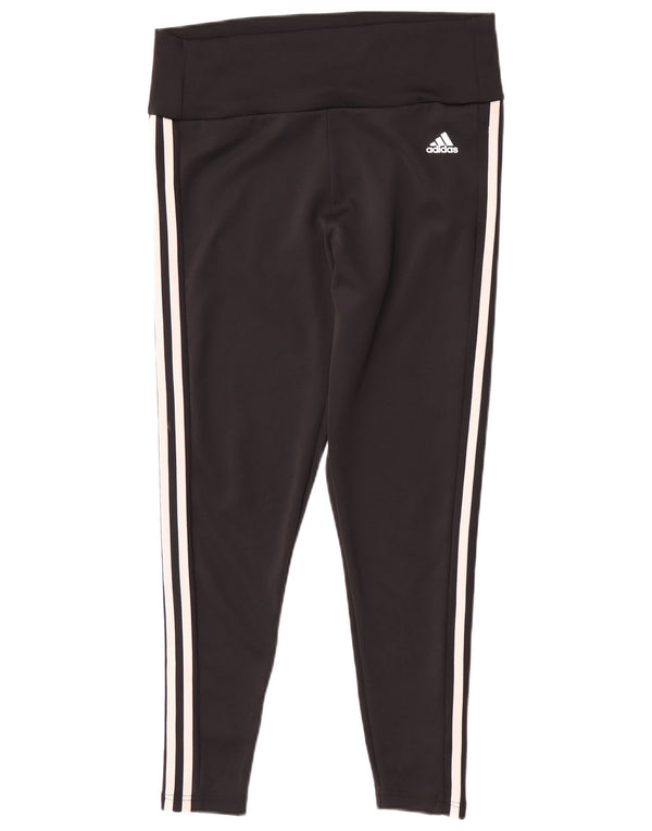 Adidas Γυναικεία κολάν Aeroready UK 16/18 μεγάλο μαύρο πολυεστέρα
