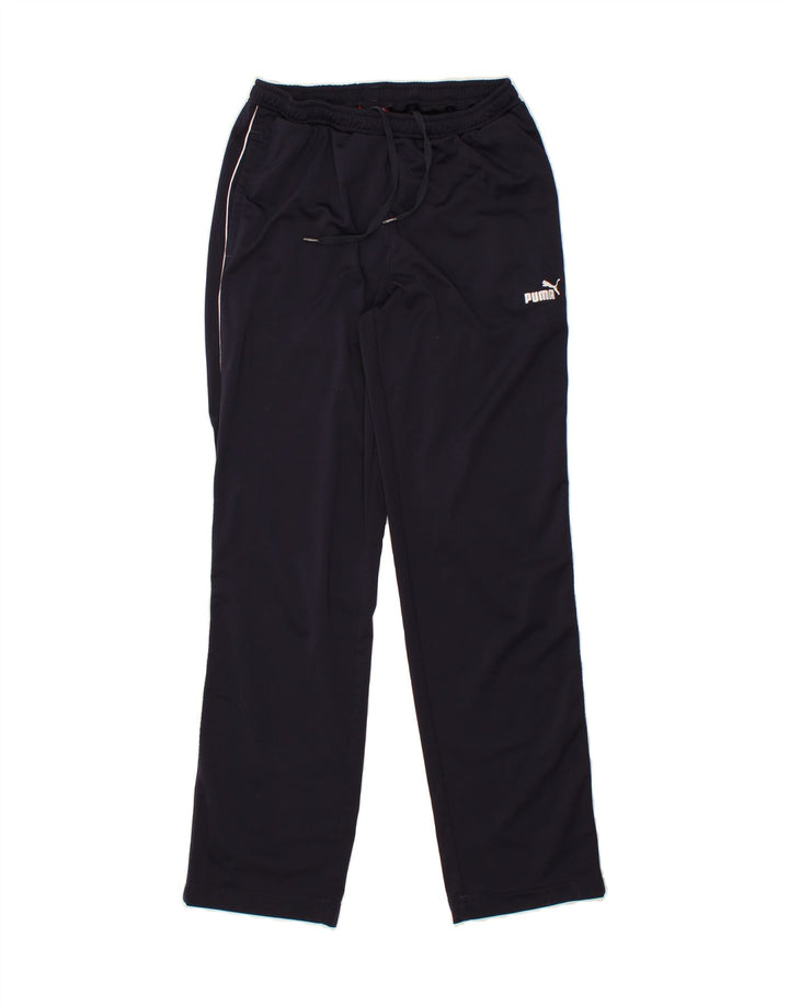 PUMA Mens Tracksuit Trousers Medium  Navy Blue Polyester Vintage Puma and Second-Hand Puma from Messina Hembry 