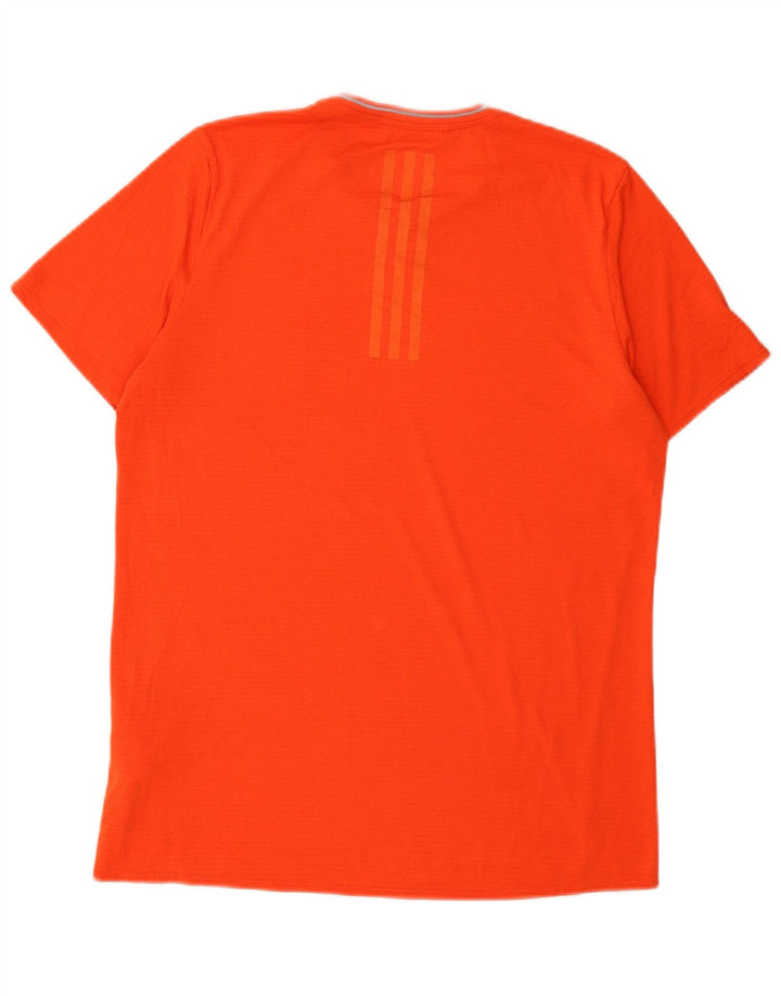 Ανδρικό T-Shirt Adidas Climacool Τοπ μεσαίο πορτοκαλί πολυεστέρας