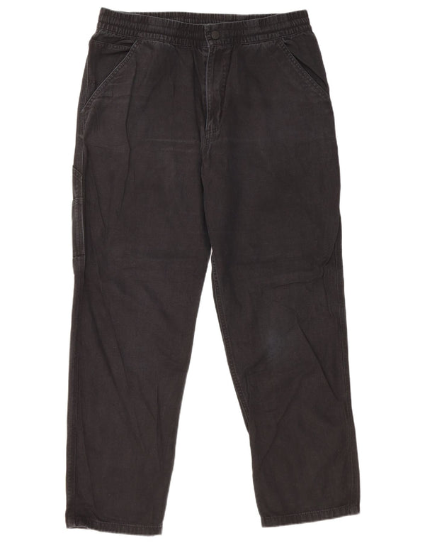 Vans Ανδρικό ίσιο παντελόνι Cargo Medium W32 L28 Μαύρο βαμβακερό