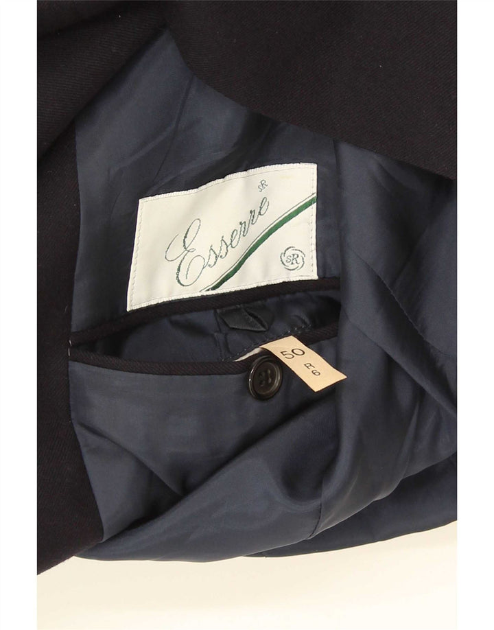 Essere Ανδρικό Μπλέιζερ Διπλό Μπουφάν IT 50 Large Navy Blue