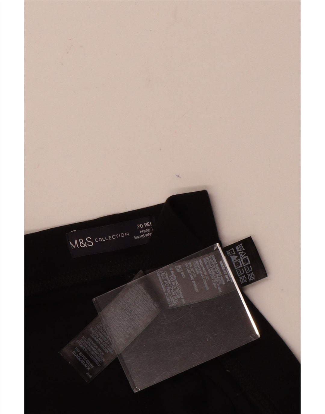 Marks & Spencer Γυναικείο Κολάν UK 20 2XL Μαύρο βαμβακερό