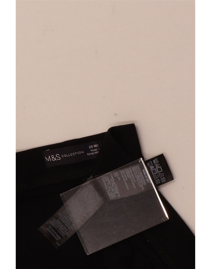 Marks & Spencer Γυναικείο Κολάν UK 20 2XL Μαύρο βαμβακερό