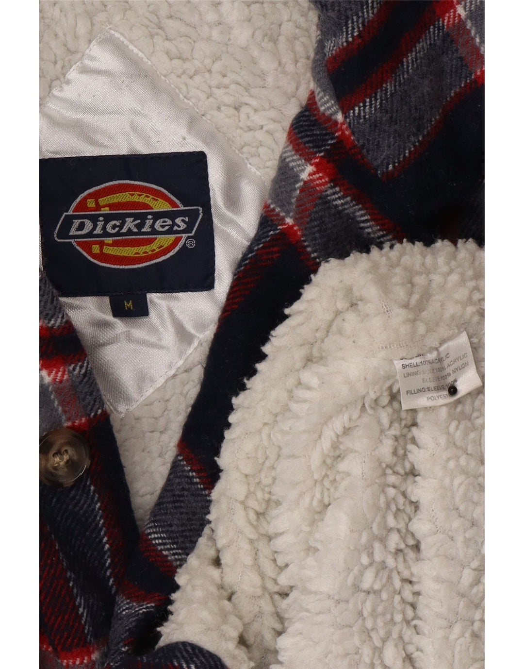 Ανδρικό πουκάμισο Dickies Ξυλοκόπος Φανελένιο μεσαίο μπλε ναυτικό ακρυλικό