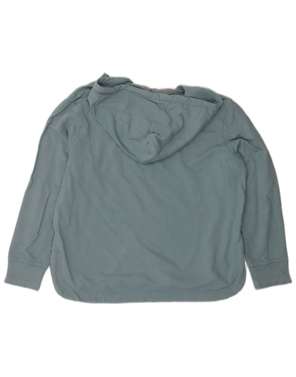 White Stuff Γυναικείο Hoodie Jumper UK 10 Small Blue βαμβακερό