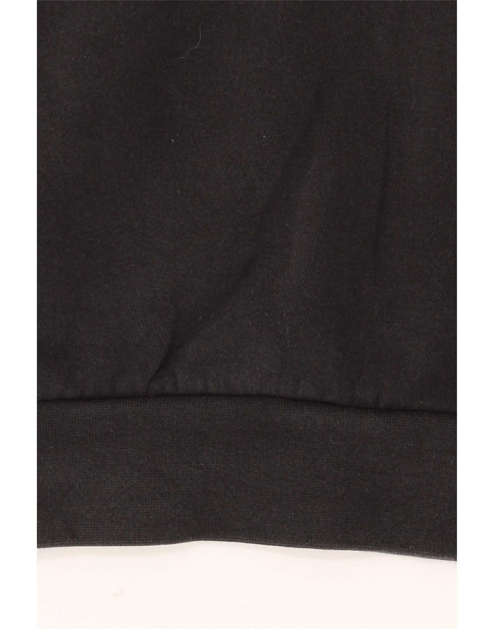 Ανδρικό γραφικό φούτερ Adidas Jumper Μικρό μαύρο βαμβακερό