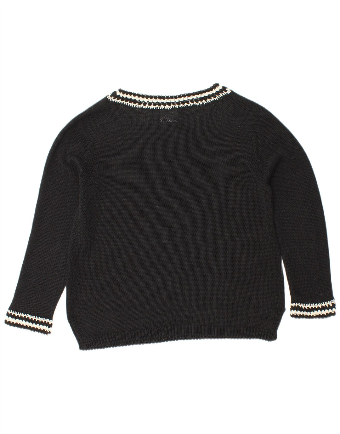 Γυναικείο πουλόβερ MAX MARA Crop Boat Neck Jumper UK 10 Small Black
