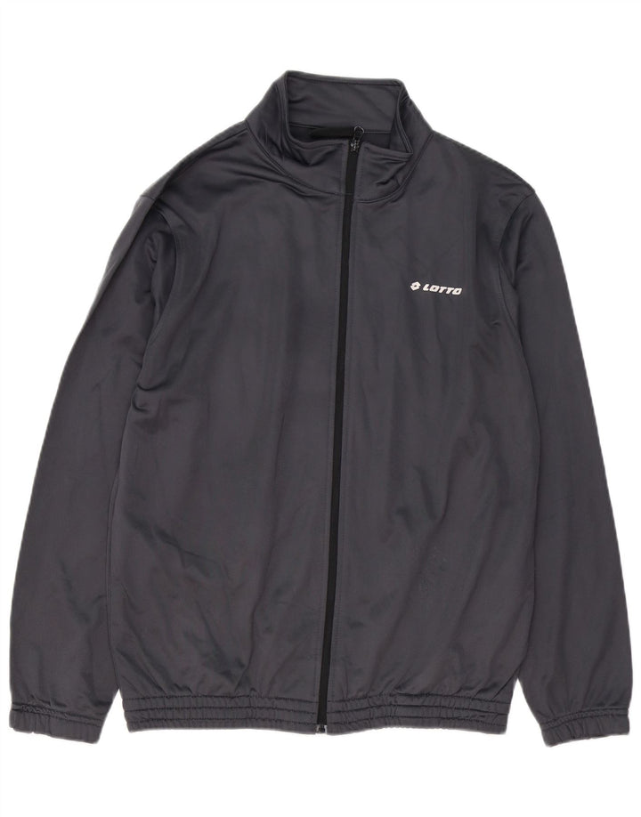 Ανδρική φόρμα LOTTO Top Jacket Μεσαίο Γκρι Πολυεστέρας