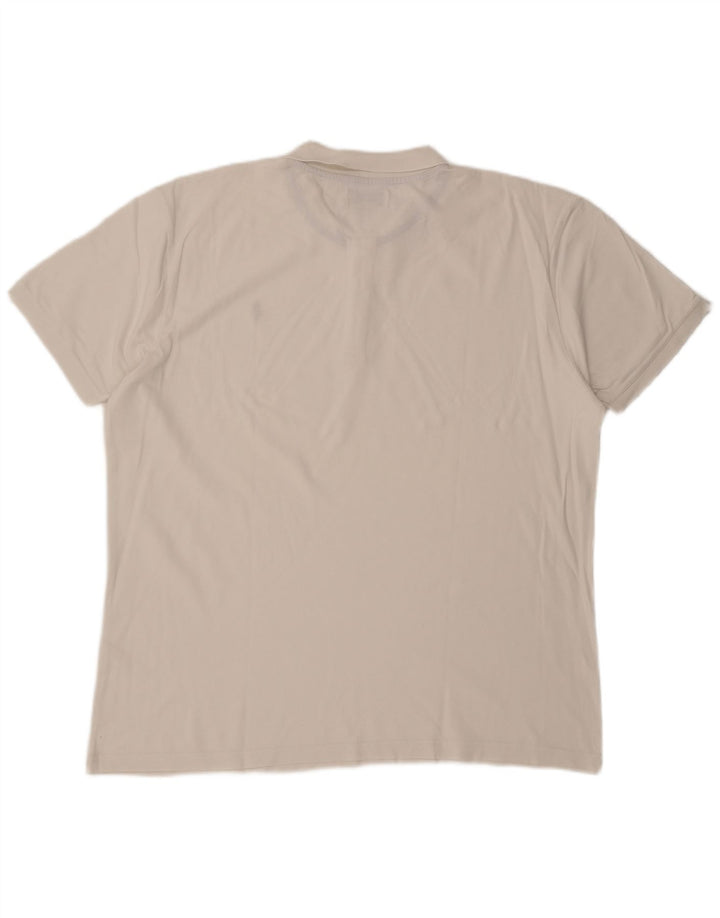 Marlboro Classics Ανδρικό Πόλο Μπλουζάκι 4XL Λευκό