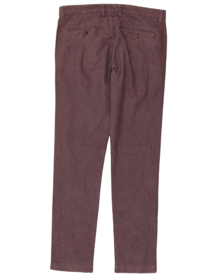 Ανδρικό Slim Suit Παντελόνι Ted Baker W32 L32 Βαμβακερό καφέ