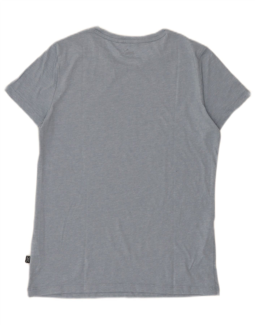 Γυναικείο γραφικό μπλουζάκι Puma τοπ UK 10 Small Blue Flecked Polyester