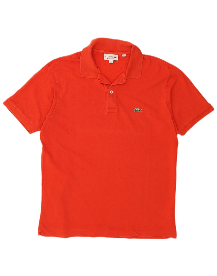 LACOSTE Ανδρικό πουκάμισο πόλο Classic Fit Μέγεθος 4 Μεσαίο Βαμβακερό Πορτοκαλί