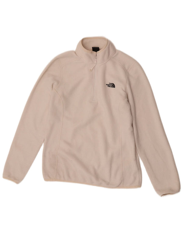 The North Face γυναικείο φερμουάρ Fleece Jumper UK 16 Large White