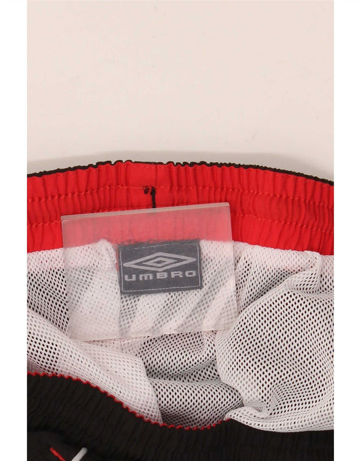 Ανδρικό γραφικό σορτς κολύμβησης Umbro 2XL μαύρο πολυεστέρα