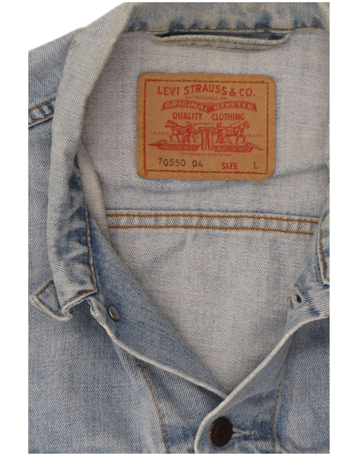 Ανδρικό τζιν μπουφάν Levi's UK 40 μεγάλο μπλε βαμβακερό