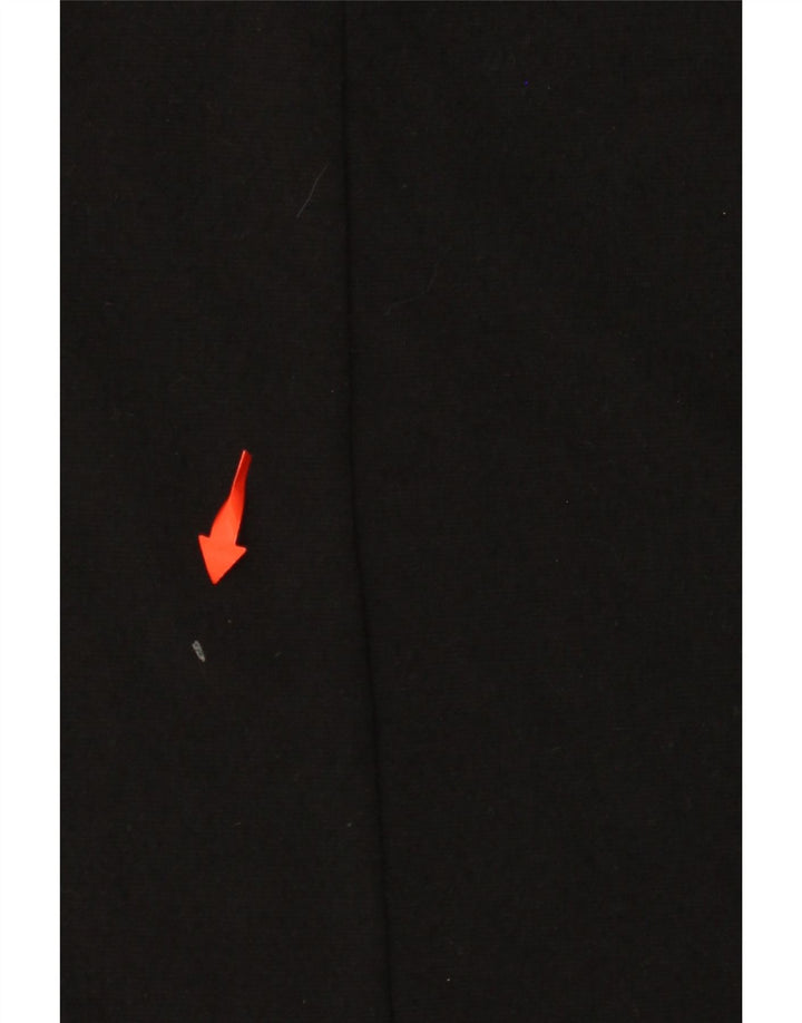 Γυναικείο μπλουζάκι μεγάλου μεγέθους ZARA UK 14 μεσαίο μαύρο πολυεστέρα