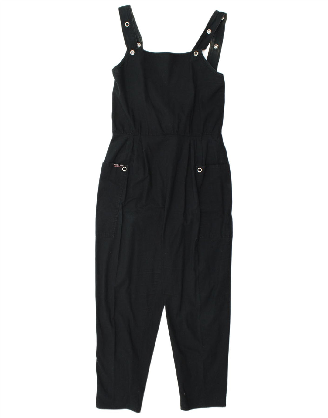 VINTAGE Γυναικείο Παντελόνι Dungarees Μικρό W26 L23 Μαύρο
