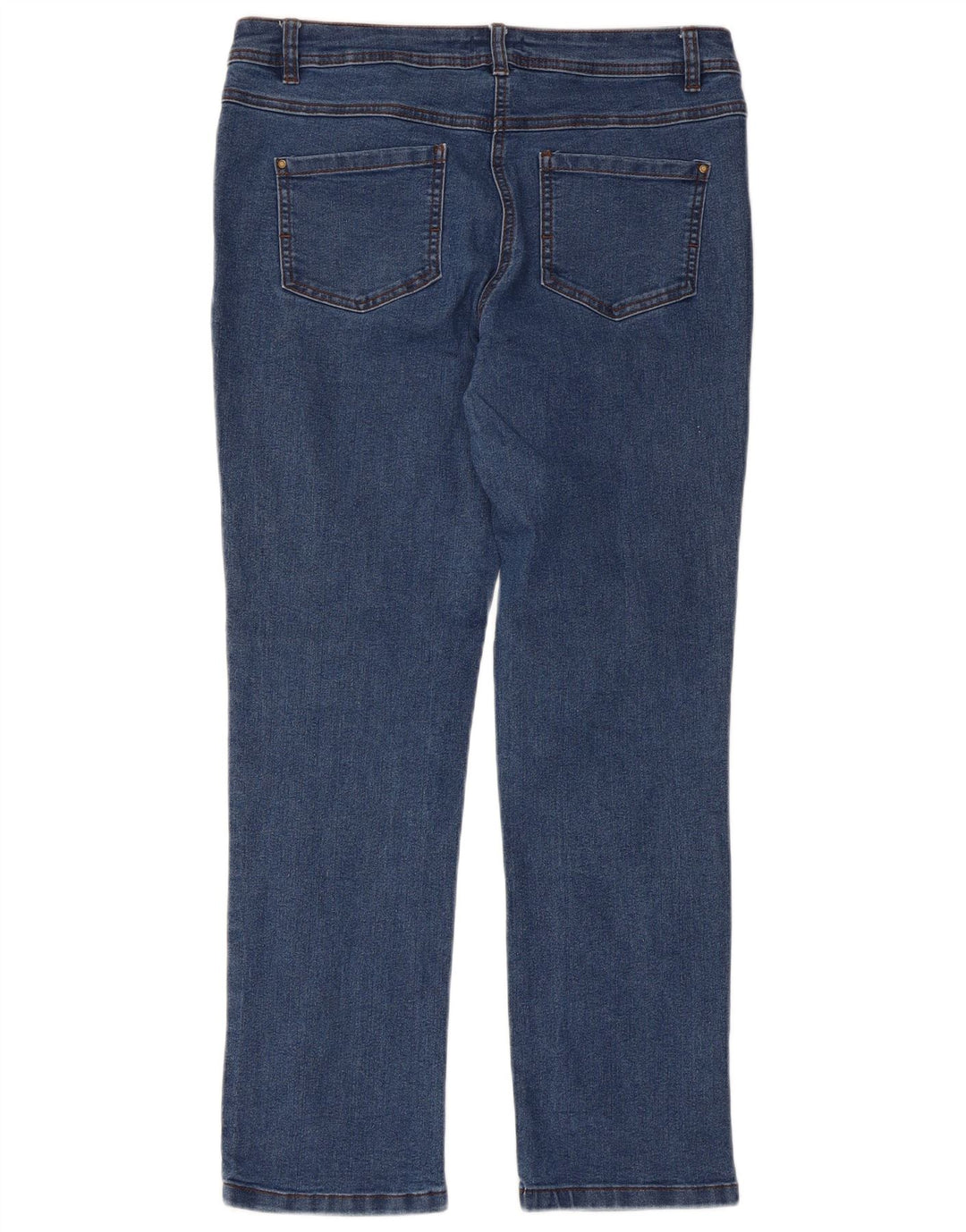 M&Co Γυναικείο Slim Jeans UK 12 Medium W34 L28 Blue Cotton