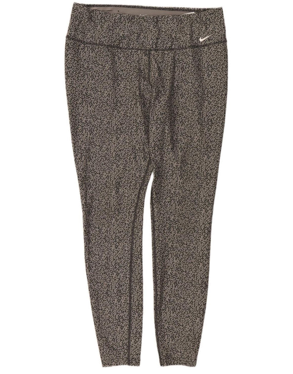 Γυναικεία κολάν NIKE Dri Fit UK 18 XL Γκρι Animal Print Polyester