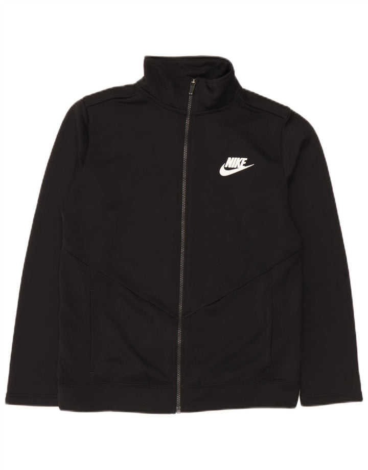 Μπουφάν Nike Boys αθλητική φόρμα 13-14 ετών XL μαύρο πολυεστέρα