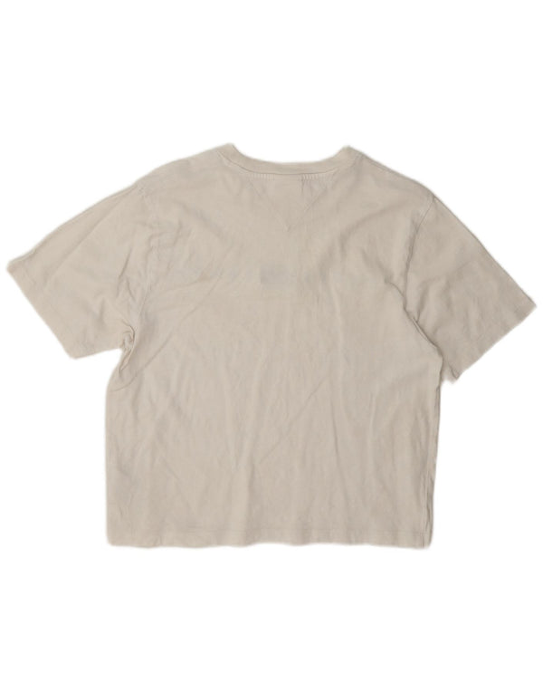 Γυναικείο γραφικό μπλουζάκι Tommy Hilfiger New York City Top 10 Small White