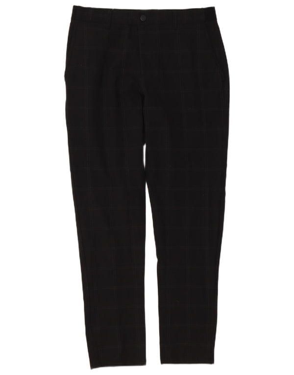 Ανδρικό παντελόνι Zara Slim Chino Medium W31 L30 Black Check