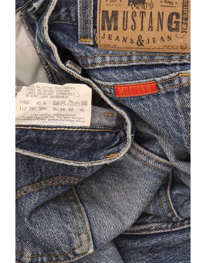 Mustang Ανδρικό Slim Jeans W36 L34 Μπλε βαμβακερό