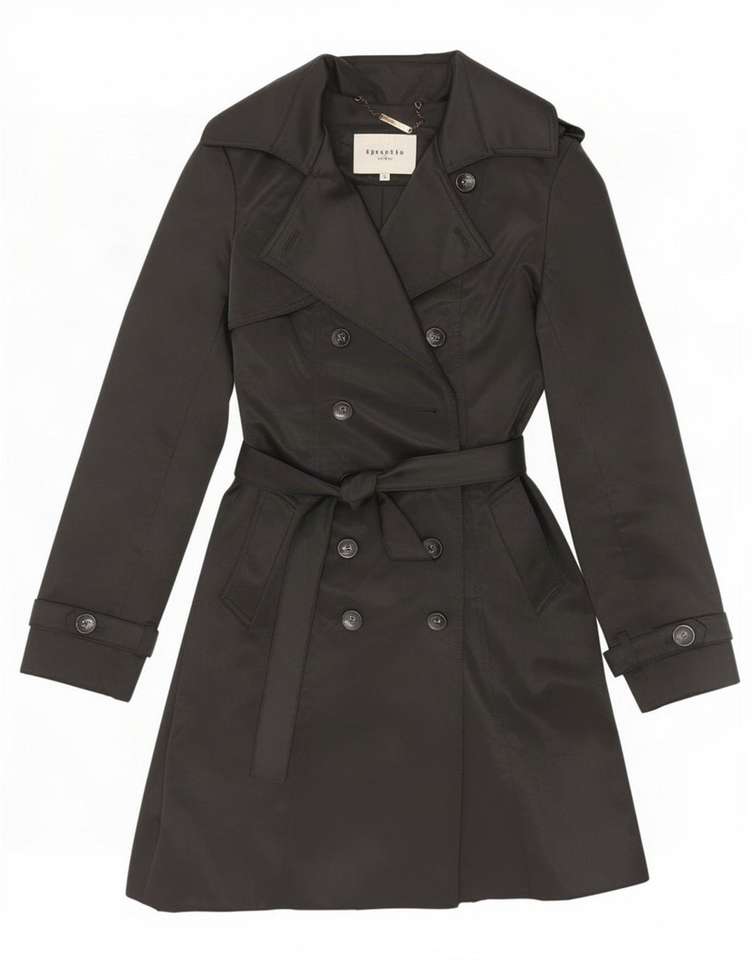 Γυναικεία καμπαρντίνα Specchio UK 10 Small Black Polyester
