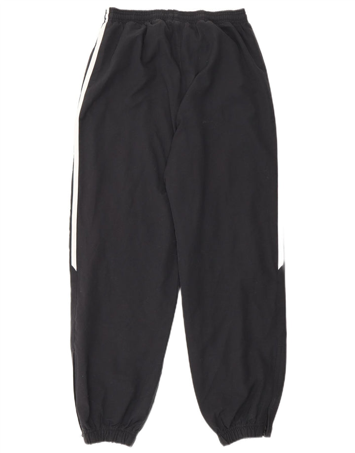 Adidas Boys Tracksuit Trousers Joggers 11-12 Years Black Polyester