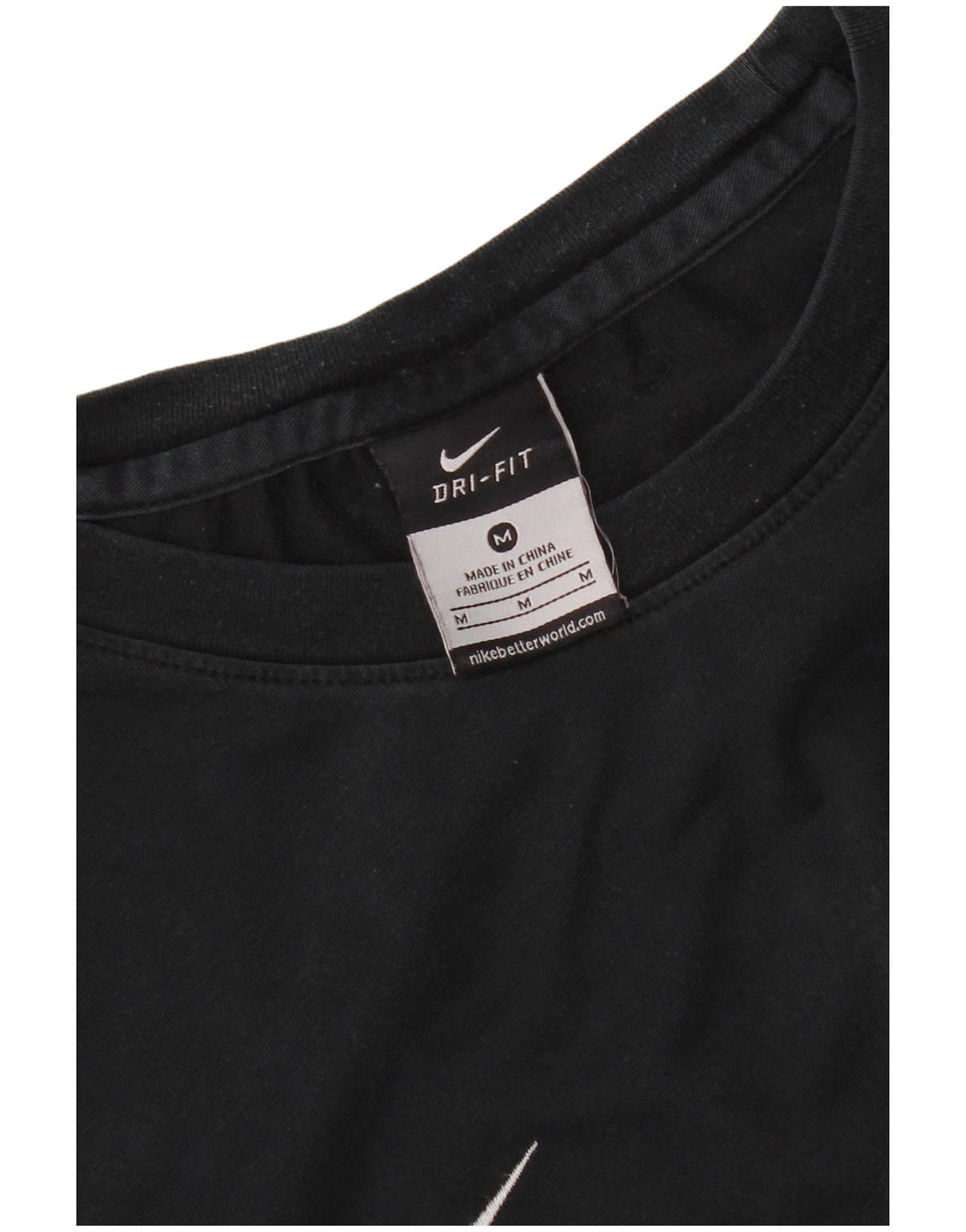 Ανδρικό μπλουζάκι Nike Dri Fit, μεσαίο μαύρο