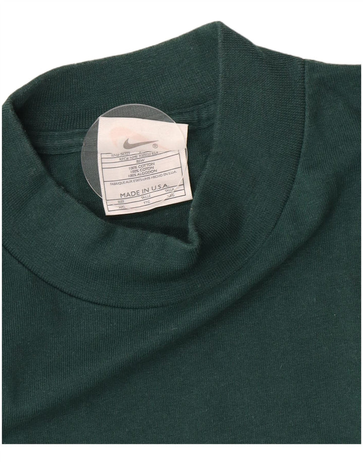 Ανδρικό τοπ Nike μακρυμάνικο 2XL πράσινο βαμβακερό