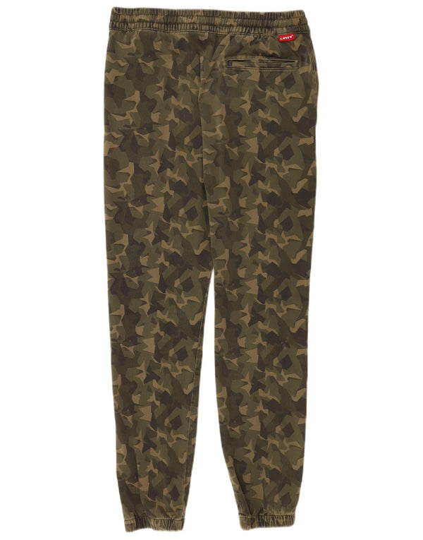 Ανδρικό παντελόνι Joggers Levi's Medium W30 L28 Χακί Καμουφλάζ Βαμβακερό