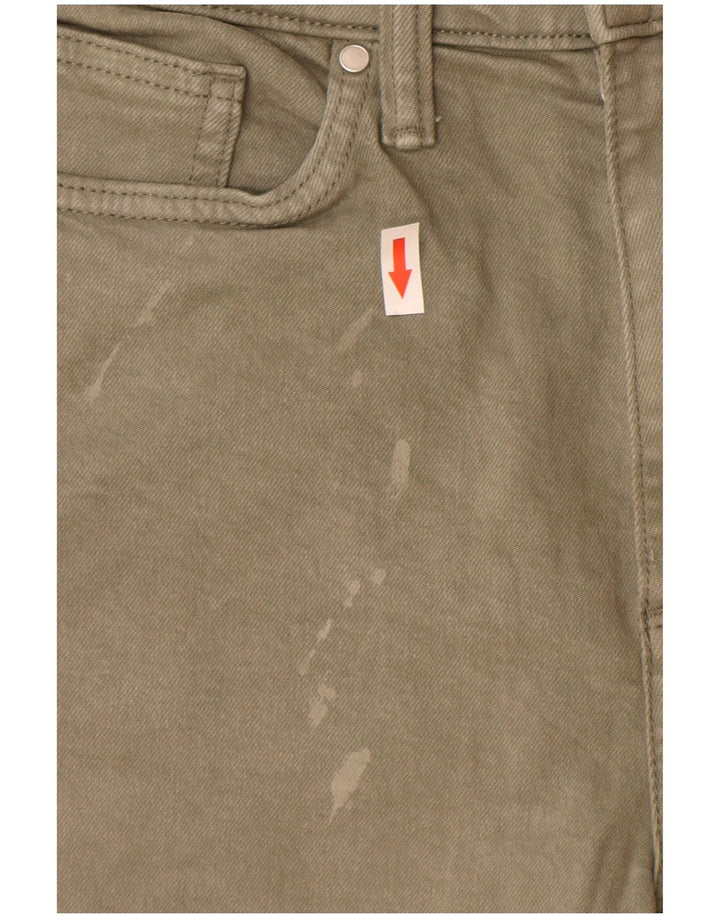 Marks & Spencer Ανδρικό Slim Jeans W32 L33 Χακί βαμβακερό