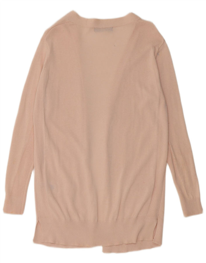 Marks & Spencer Γυναικείο Longline Oversized Ζακέτα πουλόβερ UK 10 Small Pink