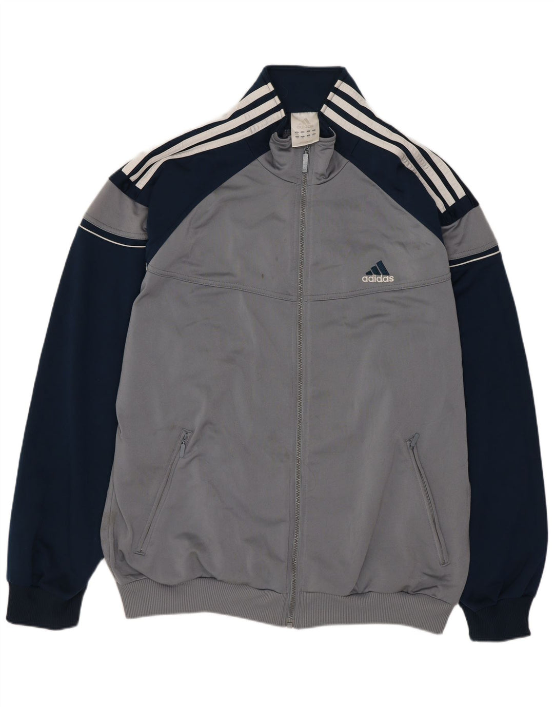 Ανδρική φόρμα Adidas Top Jacket UK 44/46 Large Grey Colourblock Polyester
