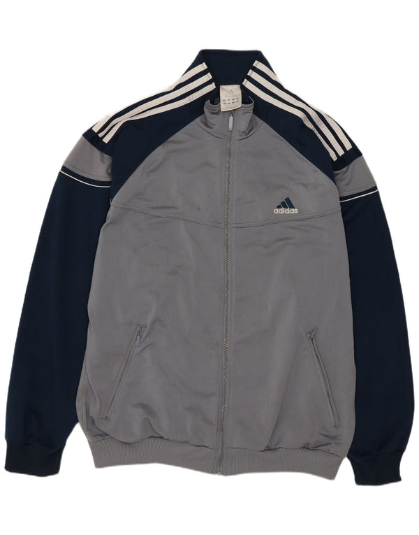 Ανδρική φόρμα Adidas Top Jacket UK 44/46 Large Grey Colourblock Polyester