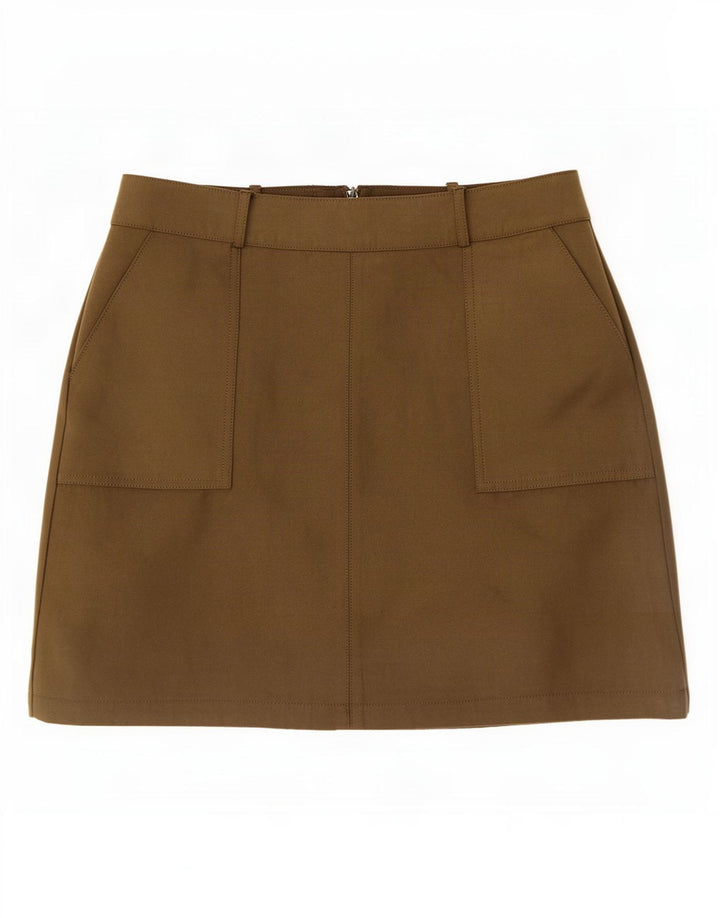 Γυναικεία Μίνι Φούστα Oasis UK 12 Medium W30 Khaki Polyester