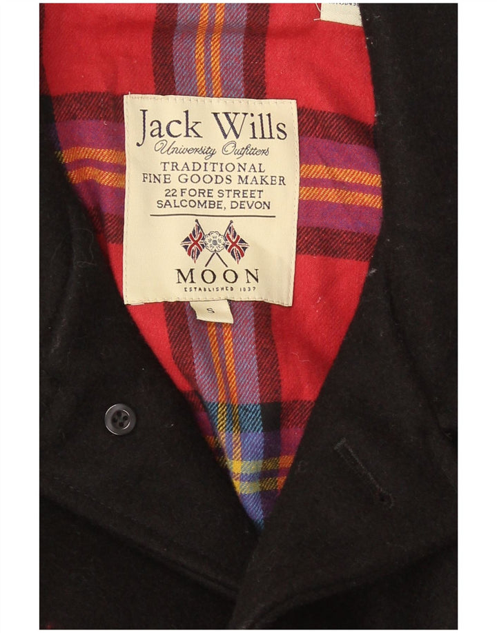 Jack Wills Ανδρικό σακάκι με 3 κουμπιά UK 36 Small Black Wool